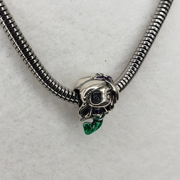 Disney Princess Ariel Bracelet Charm 925 Sterling Silver The Little Mermaid Gift - Picture 6 of 6